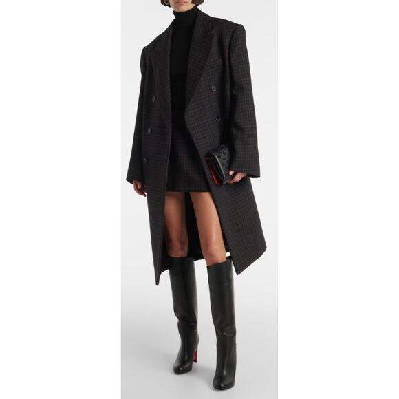 Christian Louboutin Loo Botta 85mm Knee High Boot in Black Calf Leather - Picture 3 of 16